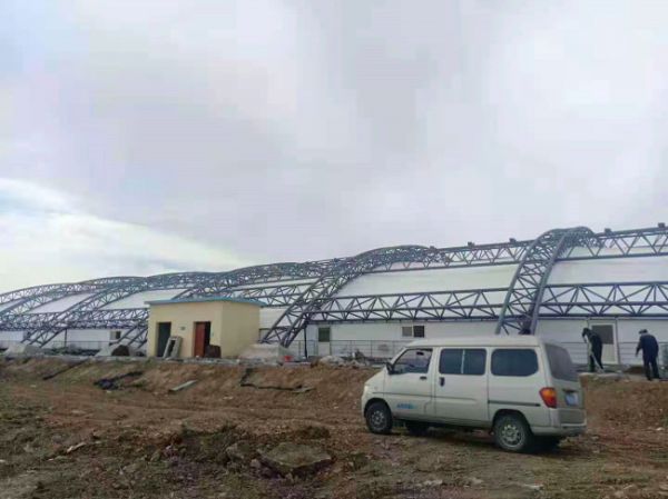 污水池加蓋施工現(xiàn)場(chǎng)