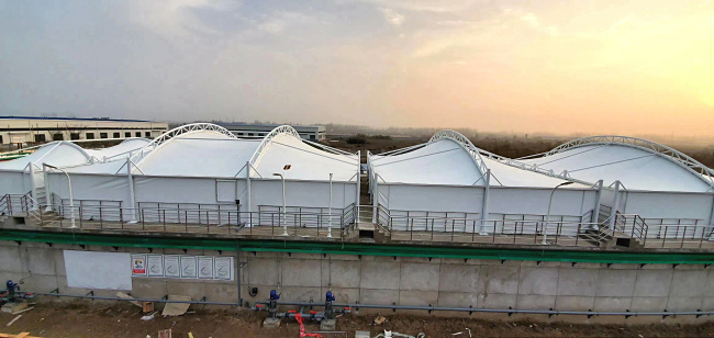 膜結(jié)構(gòu)污水池蓋