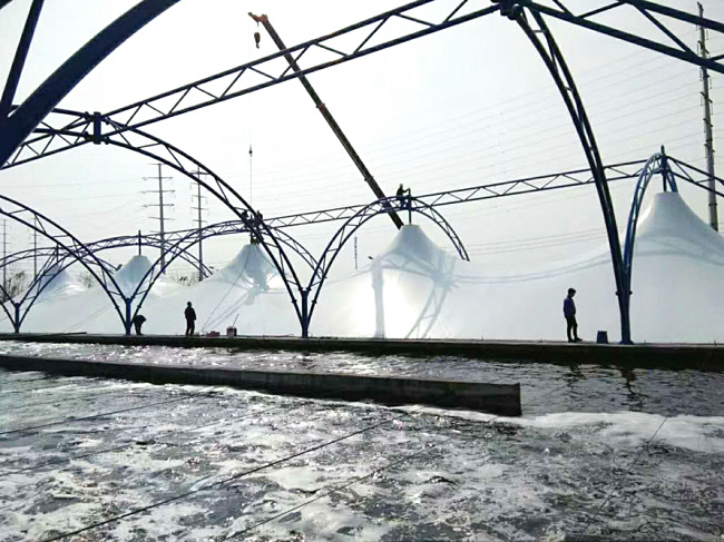 膜結(jié)構(gòu)污水池蓋